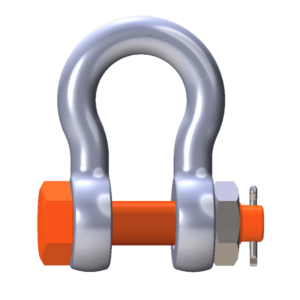 Schäkel divers, geschweifte Form, ohne Splint, mit Splint  (1,00t – 3,25t WLL)